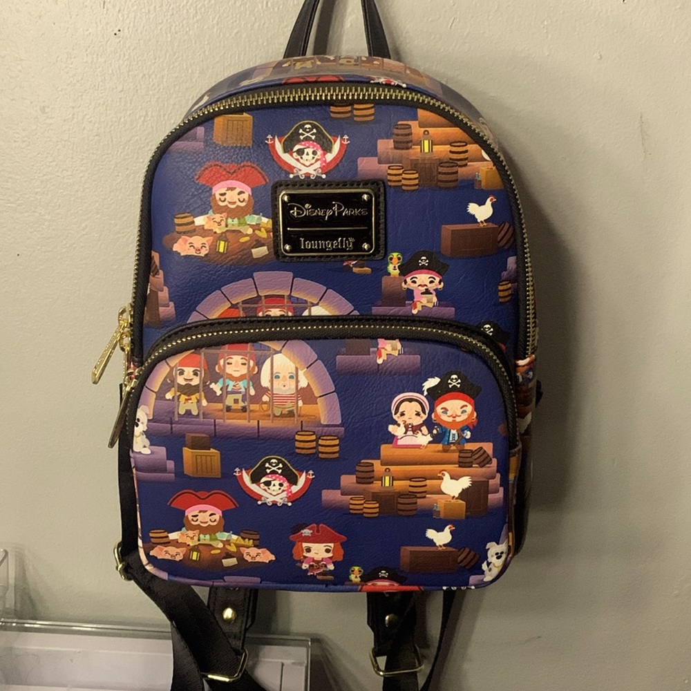 Disney parks pirates of the caribbean loungefly bag
